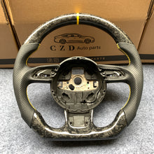 Load image into Gallery viewer, CZD auto parts for S5 (8T) carbon fiber steering wheel with forged carbon fiber