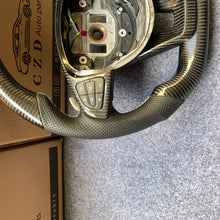 Load image into Gallery viewer, CZD auto parts for Mercedes Benz W205 AMG C43 GLA 45 C218 W213 X253 C253 W166 W222 R172 R231 carbon fiber steering wheel with smooth leather side
