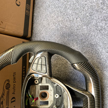 Load image into Gallery viewer, CZD auto parts for Mercedes Benz W205 AMG C43 GLA 45 C218 W213 X253 C253 W166 W222 R172 R231 carbon fiber steering wheel with smooth leather side