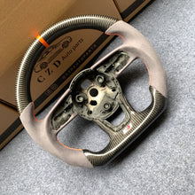 Load image into Gallery viewer, CZD auto parts carbon fiber steering wheel for Audi A1 (8X) Sportback with grey alcantara