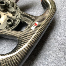 Load image into Gallery viewer, CZD auto parts carbon fiber steering wheel for Audi A1 (8X) Sportback with grey alcantara