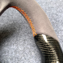 Load image into Gallery viewer, CZD auto parts carbon fiber steering wheel for Audi A1 (8X) Sportback with grey alcantara