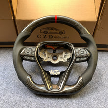 Load image into Gallery viewer, czd auto parts for Toyota Corolla Hatchback 2019-2021 carbon fiber steering wheel red stripe line