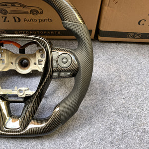 czd auto parts carbon fiber steering wheel for Toyota Corolla 2019-2020 with black stitch