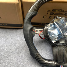 Load image into Gallery viewer, CZD Autoparts for BMW M1 M2 M3 M4 X5M X6M carbon fiber steering wheel LED and red stripe line