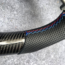 Load image into Gallery viewer, CZD Autoparts for BMW M1 M2 M3 M4 X5M X6M carbon fiber steering wheel LED and red stripe line