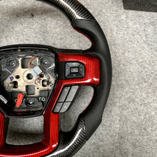 Load image into Gallery viewer, CZD Auto Parts carbon fiber steering wheel for Ford EXPEDITION 2018-2021 with red carbon fiber trim