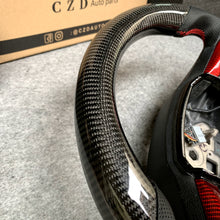 Load image into Gallery viewer, CZD Auto Parts carbon fiber steering wheel for Ford EXPEDITION 2018-2021 with red carbon fiber trim