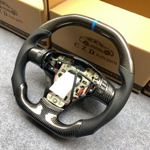 Load image into Gallery viewer, CZD auto parts for  Chevrolet Corvette C6 Z06 C6 2005-2013 carbon fiber steering wheel with blue stripe