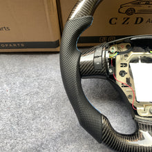 Load image into Gallery viewer, CZD auto parts for  Chevrolet Corvette C6 Z06 C6 2005-2013 carbon fiber steering wheel with blue stripe