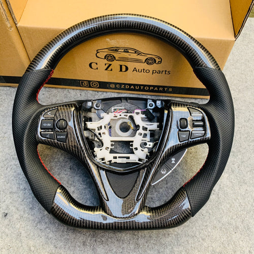 CZD autoparts for Acura 2015+ TLX carbon fiber steering wheel
