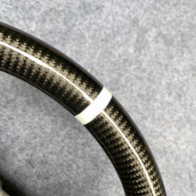 Load image into Gallery viewer, CZD auto parts carbon fiber steering wheel for Lexus RCF F sport with white perforated leather