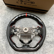 Load image into Gallery viewer, CZD Autoparts For Honda 9th gen Civic/SI 2012-2015 carbon fiber steering wheel gloss carbon fiber top&amp;bottom