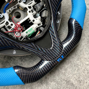 czd auto parts carbon fiber steering wheel for Acura TLX 2015-2021 with printing tlx logo