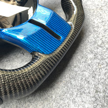 Load image into Gallery viewer, CZD auto parts for Jeep Wrangler 2011-2017 carbon fiber steering wheel with blue carbon trim