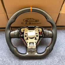 Load image into Gallery viewer, CZD auto parts for  Chevrolet Corvette C6 Z06 C6 2005-2013 carbon fiber steering wheel orange stripe
