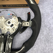 Load image into Gallery viewer, CZD Autoparts for BMW M5 F10 M6 F06 F12 F13 X5M F85 X6M F86 carbon fiber steering wheel with LED