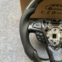 Load image into Gallery viewer, czd auto parts carbon fiber steering wheel for Ford Edge SE ST AWD 2015-2020 with honeycomb carbon fiber