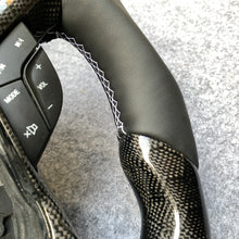 Load image into Gallery viewer, czd auto parts carbon fiber steering wheel for Ford Edge SE ST AWD 2015-2020 with honeycomb carbon fiber