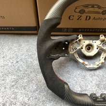 Load image into Gallery viewer, CZD autoparts for Nissan GTR R50 2017-2022 carbon fiber steering wheel with  alcantara leather side