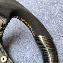 Load image into Gallery viewer, CZD auto parts carbon fiber steering wheel for Maserati Quattroporte 2005-2020 with yellow stitching
