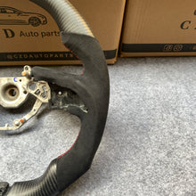 Load image into Gallery viewer, CZD autoparts for Nissan GTR R50 2017-2022 carbon fiber steering wheel with  alcantara leather side