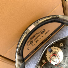 Load image into Gallery viewer, CZD auto parts carbon fiber steering wheel for Maserati Quattroporte 2005-2020 with yellow stitching