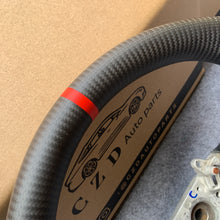 Load image into Gallery viewer, CZD autoparts for Nissan GTR R50 2017-2022 carbon fiber steering wheel with  alcantara leather side