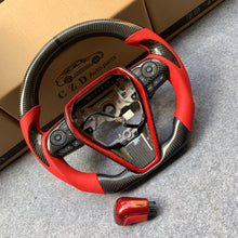 Load image into Gallery viewer, CZD Autoparts for Toyota 8th gen Camry se xse le xle 2018-2022 carbon fiber steering wheel  6mm black stripe line at top