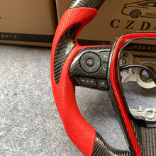 Load image into Gallery viewer, CZD Autoparts for Toyota 8th gen Camry se xse le xle 2018-2022 carbon fiber steering wheel  6mm black stripe line at top