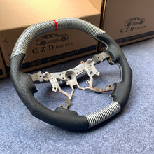 Load image into Gallery viewer, czd auto parts carbon fiber steering wheel for Tundra 2007-2013 with gray carbon fiber