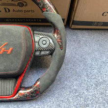 Load image into Gallery viewer, CZD auto parts for Toyota Avalon 2019-2022 carbon fiber steering wheel with forged carbon fiber with red flakes