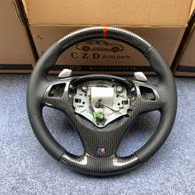 Load image into Gallery viewer, CZD auto parts for BMW 3 Series E90 E91 E92 E93 2006-2011 carbon fiber steering wheel with smooth leather