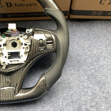 Load image into Gallery viewer, czd auto parts carbon fiber steering wheel for Acura MDX with black perforated leather