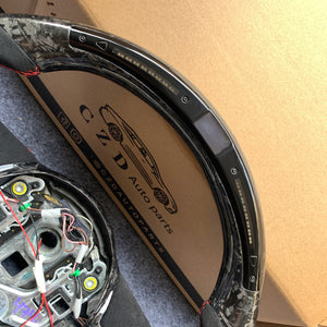 CZD auto parts carbon fiber steering wheel for camaro 2010-2011 with black alcantara