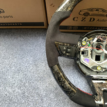 Load image into Gallery viewer, CZD auto parts carbon fiber steering wheel for camaro 2010-2011 with black alcantara