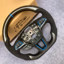 Load image into Gallery viewer, CZD auto parts for Ford Escape 2017-2019  carbon fiber steering wheel with black alcantara leather side