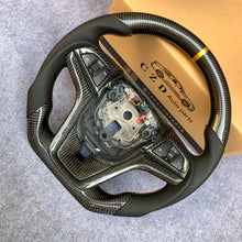 Load image into Gallery viewer, CZD auto parts  for Volt 2011-2015 carbon fiber steering wheel with black perforated leather side