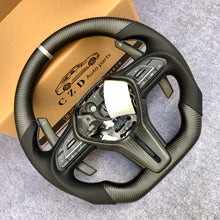 Load image into Gallery viewer, CZD auto parts for Infiniti QX50 2018-2019 carbon fiber steering wheel with matte black carbon fiber