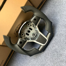 Load image into Gallery viewer, Tesla Model 3 2017/2018/2019/2020 carbon fiber steering wheel from CZD with white trim