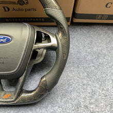 Load image into Gallery viewer, czd auto parts carbon fiber steering wheel for Ford Edge SE ST AWD 2015-2020 with airbag cover