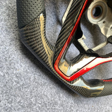 Load image into Gallery viewer, czd auto parts carbon fiber steering wheel for Toyota Corolla 2019-2020 with red stripe