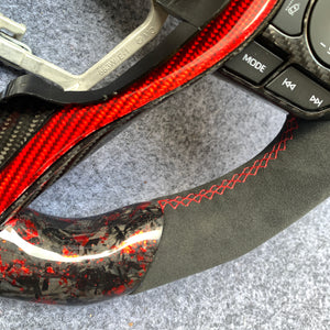 czd auto parts carbon fiber steering wheel for Toyota Corolla 2019-2020 with alcantara