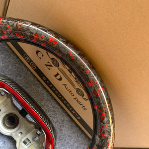 czd auto parts carbon fiber steering wheel for Toyota Corolla 2019-2020 with alcantara