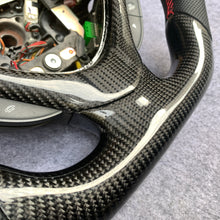 Load image into Gallery viewer, czd auto parts carbon fiber steering wheel for Acura TSX 2009-2014 with red stitch and black leather