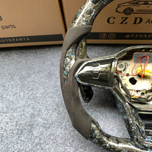 Load image into Gallery viewer, CZD auto parts for Volkswagen VW Golf 8 MK8 GTI Golf GTE 2020 2021 carbon fiber steering wheel with LED &amp; forged carbon