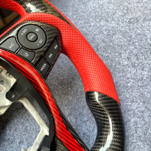 Load image into Gallery viewer, czd auto parts carbon fiber steering wheel for Toyota Corolla 2019-2020 with red perforated leather