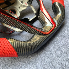 Load image into Gallery viewer, czd auto parts carbon fiber steering wheel for Toyota Corolla 2019-2020 with red leather