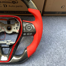 Load image into Gallery viewer, czd auto parts carbon fiber steering wheel for Toyota Corolla 2019-2020 with red leather