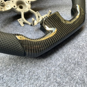 czd auto parts carbon fiber steering wheel for Infiniti G37 with carbon fiber thumb grips